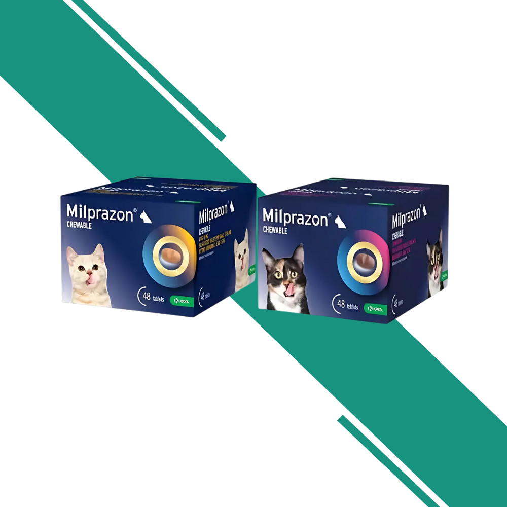 Milprazon Chewable Wormer Tablets for Cats